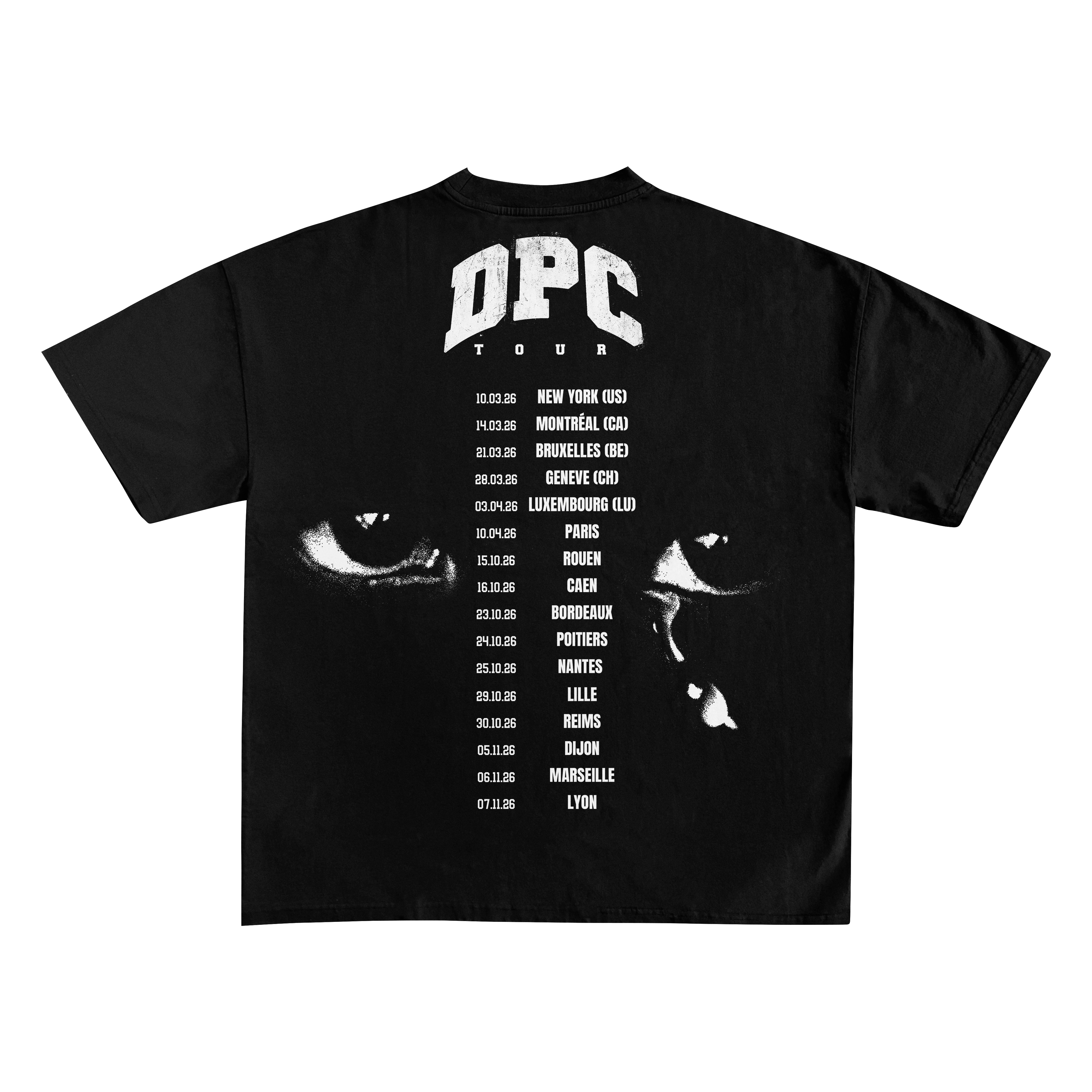 T-SHIRT DPC TOUR NOIR